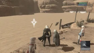 NieR Replicant how to catch Sandfish