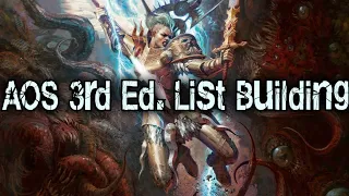 Age of Sigmar 3rd Edition - List Building Review