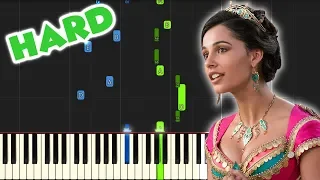 Speechless - Aladdin (Naomi Scott) | HARD PIANO TUTORIAL + SHEET MUSIC by Betacustic