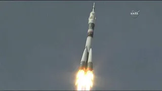 Soyuz spacecraft launches with next ISS commander onboard