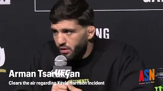 Arman Tsarukyan Clears The Air Regarding Kayla Harrison Situation