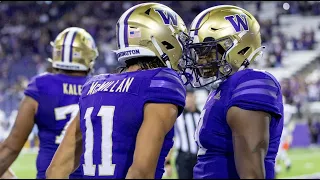 Michael Penix Jr.'s best throws from Washington's win over Kent State | Game Highlights | Week 1