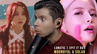 MAMAMOO's Moonbyul & Solar REACTION | 'Lunatic' & 'Spit It Out' MV | DG REACTS