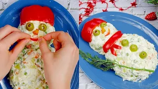 Olivier salad (Russian potato salad): how to serve it for Christmas!