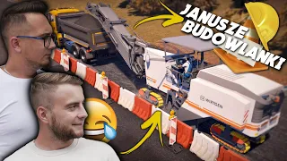 Jak My Teraz DROGOWCY 😂 Sprzęt Do Zrywania & Kładzenia ASFALTU 🚧  Janusze Budowlanki #17 👷‍♂️ MST