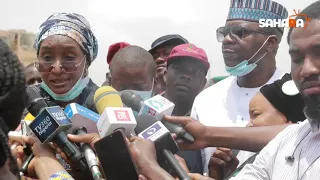 Humanitarian Minister Visits Abule Ado Explosion Site