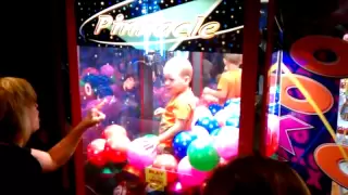 Kid Trapped Inside a Claw Machine