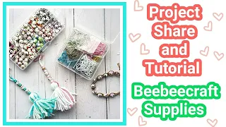 Beebeecraft Project Share, Craft Tutorial || Tassel Charm