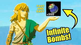 How to get infinite bombs! FAST AND EASY (ZELDA TOTK)