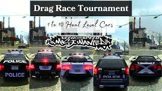 All Police Cars Drag Race Tournament | NFS MW 2005