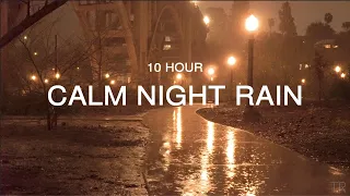 10 Hour | Calming Rain Ambience | Sleep | Study | Focus | Meditation