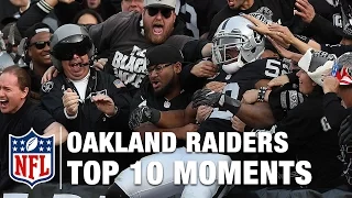 Top 10 Moments in Oakland Raiders History | NFL