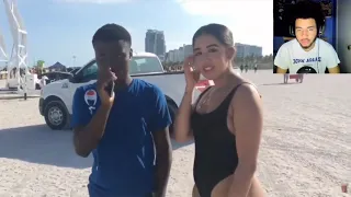 KISS OR GRAB😘🍑 |PUBLIC INTERVIEW (SPRING BREAK EDITION 🌴) ft MIAMITHEKID & FLORIDAMADEMG