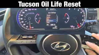 2022 Hyundai Tucson How to Reset Maintenance Reminder