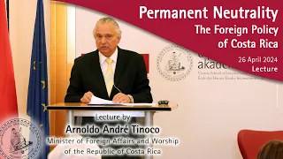 Permanent Neutrality. The Foreign Policy of Costa Rica