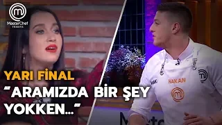 Eslem ile Hakan arasında 'aşk' tartışması!  | Yarı Final | MasterChef Türkiye