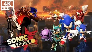 SONIC FORCES All Cutscenes (Game Movie) 4K UHD