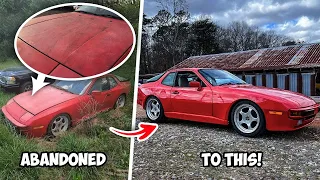 Turning An Abandoned Porsche 944 Into The Dream Christmas Gift!