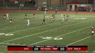 Peters Township High School Boys Soccer vs. Upper St. Clair - September 22, 2018