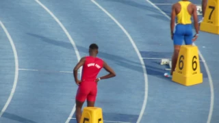 Jamaica Carifta Trials Boys Under 20 400M Finals... A blistering 45.41