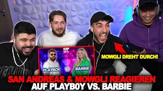 MOWGLI BEKOMMT LACHANFALL ! 😂 PLAYBOY vs. BARBIE (RAPBATTLE) | Reaction mit San Andreas & Mowgli