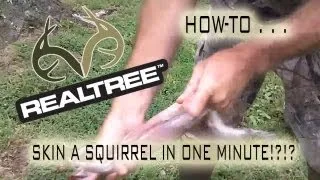 How To Skin A Squirrel In One Minute