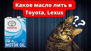 Какое масло лить в Toyota/Lexus