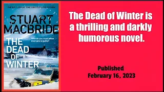 [Worth reading at least once]: The Dead of Winter, by Stuart MacBride