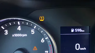 Hyundai i30 - Low Tire Pressure Light Reset