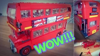 LEGO LONDON BUS SPEED BUILD !! CREATOR 10258