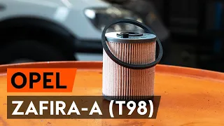 Как заменить топливный фильтр на OPEL ZAFIRA-A (T98) [ВИДЕОУРОК AUTODOC]