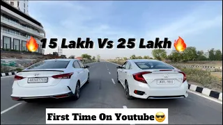 HYUNDAI VERNA VS HONDA CIVIC DRAG RACE 🏁