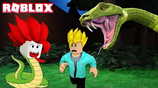 SAAMP WALI GAME 🐍🐍 Snakey Teamwork In Roblox | Khaleel and Motu Gameplay