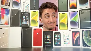 Tous mes iPhone ! (et surtout l'iPhone 14 jaune)