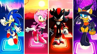 Sonic VS Amy Rose VS Shadow VS Rouge | Tiles Hop