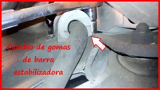 Como cambiar las gomas de la barra estabilizadora