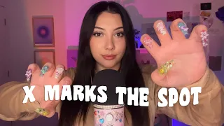 ASMR for *tingles* ✨ X Marks The Spot (spiders crawling up your back) 😴🧠✨