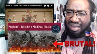 American Reacts : Battle of Towton 1461 - Wars of the Roses | THIS WAS BRUTAL!