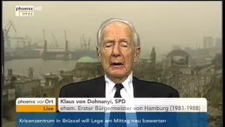 Klaus von Dohnanyi zum Tode von Helmut Schmidt im Tagesgespräch am 23.11.2015