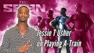 Jessie T Usher Talks About Playing A-Train at The Boys World Premiere at San Diego Comic-Con