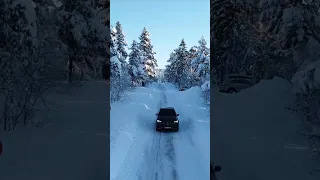 Mercedes EQC in winter wonderland 🤩 #mercedes #eqc #carreview #carexplorers #shorts