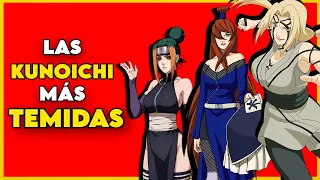 LAS KUNOICHI MÁS PODEROSAS DE NARUTO.