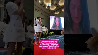 Zephanie singing the "My Guardian Alien" theme song, "Nagbago Ang Mundo"