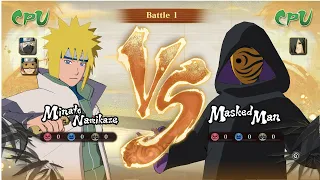 Team Minato vs Masked Man cpu vs cpu  NARUTO X BORUTO Ultimate Ninja STORM CONNECTIONS