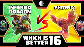 Which is BETTER #16 | Inferno Dragon VS Phoenix | Clash Royale