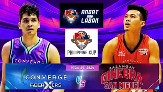 🔴LIVE PBA |GINEBRA VS CONVERGE|LIVE SCORE & COMMENTARY #ginebrasanmiguellive #pbalive