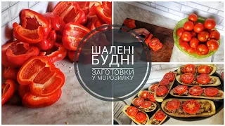 ПОЧАТОК НАВЧАЛЬНОГО РОКУ🗓 ЗАМОРОЗКА НА ЗИМУ🌶🍆🍅 ЩО ГОТУЮ НА ДЕНЬ?!🥘