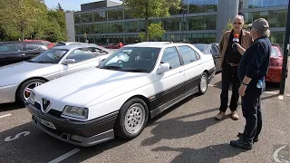 Fiat Uno Turbo and Alfa Romeo 164 at Auto Italia Brooklands 2022