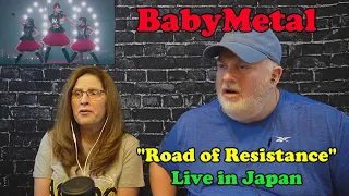 Reaction to BabyMetal "Road of Resistance" Live in Japan
