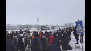 Акція протесту у Лубнах